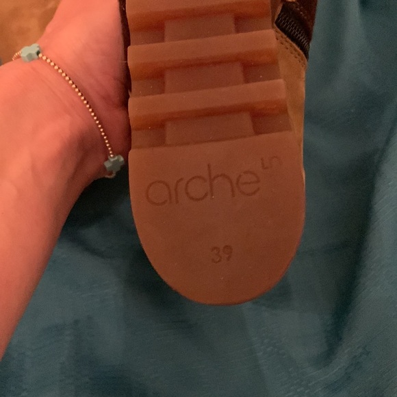 BRAND NEW Arche Larizy Leather Wedge Ankle Boot - Picture 13 of 14